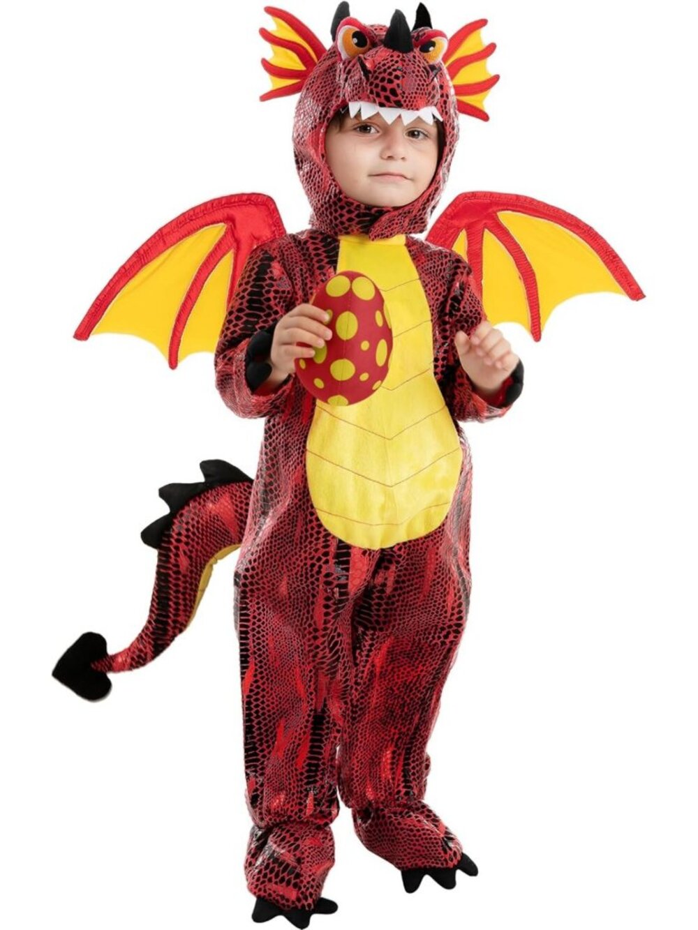 Adorable Toddler Halloween Dragon Costume with Eggs - Kids Dinosaur Dress Up